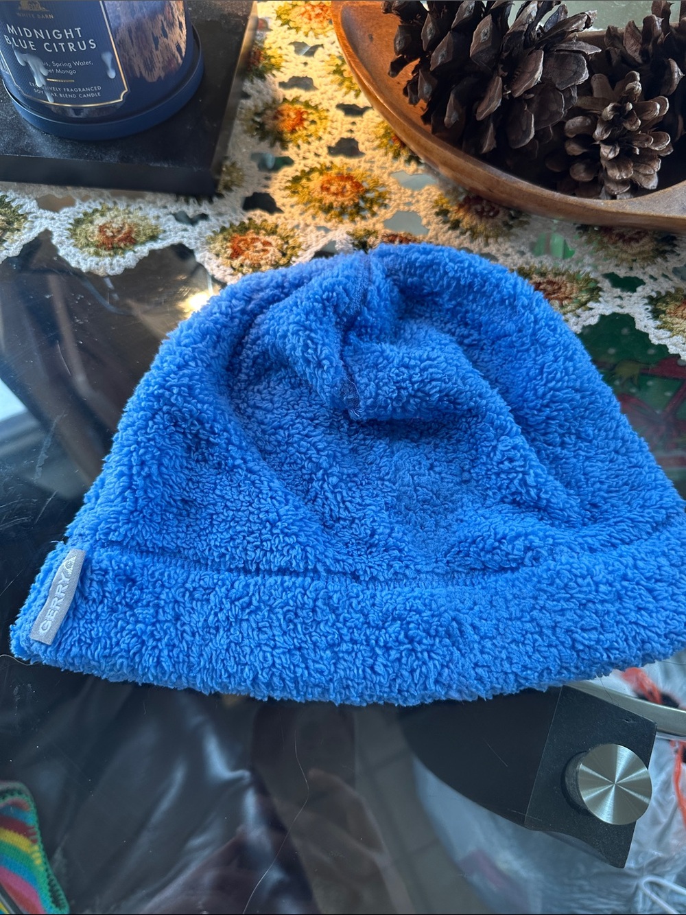 Gerry Kids Fuzzy Blue Beanie Hat